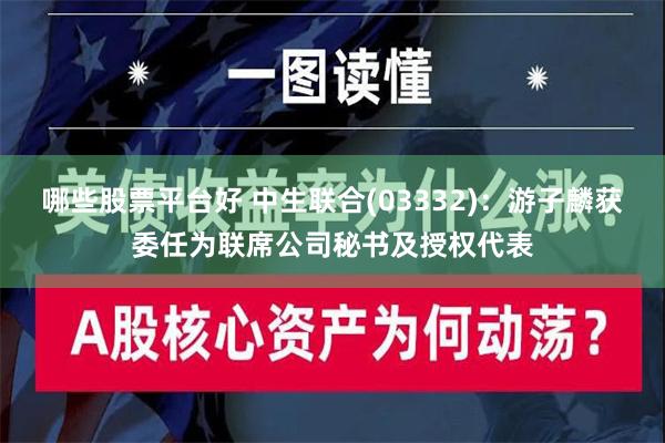 哪些股票平台好 中生联合(03332)：游子麟获委任为联席公司秘书及授权代表