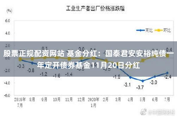 股票正规配资网站 基金分红：国泰君安安裕纯债一年定开债券基金11月20日分红